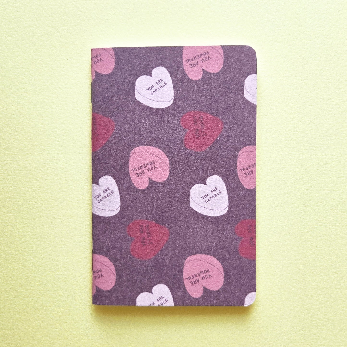 Candy Hearts Pocket Notebook