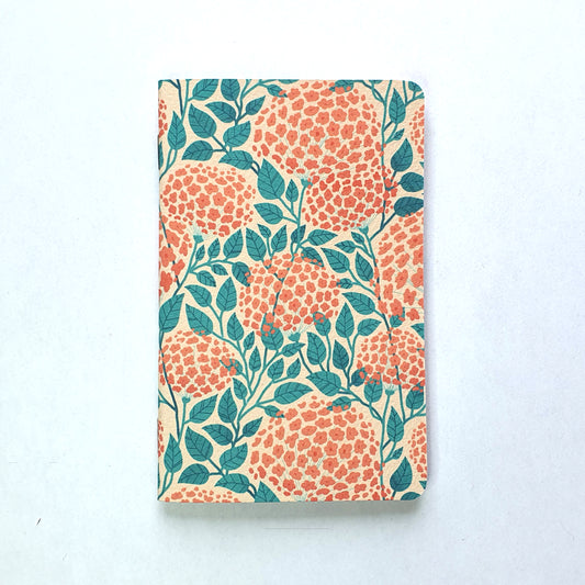 Hydrangea Pocket Notebook