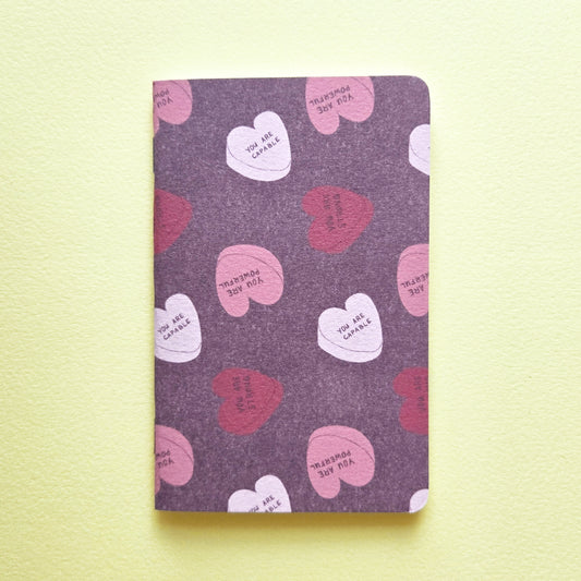 Candy Hearts Pocket Notebook