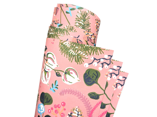 Winter Florals Patterned Paper